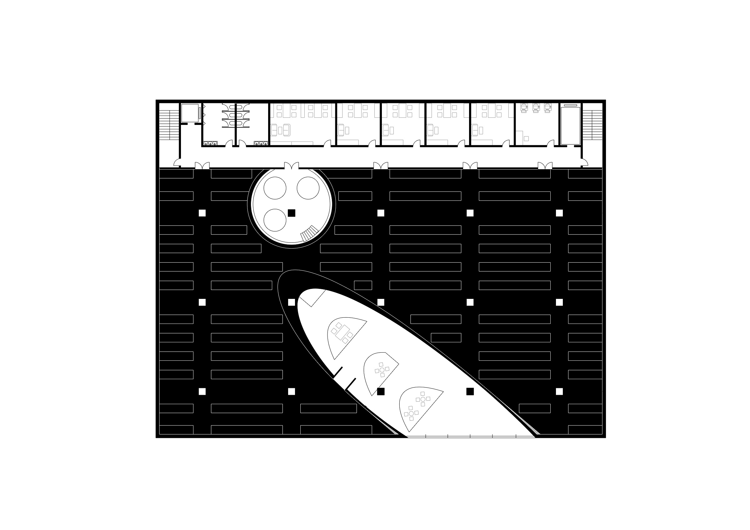 Landesarchive — fifth upper floor plan