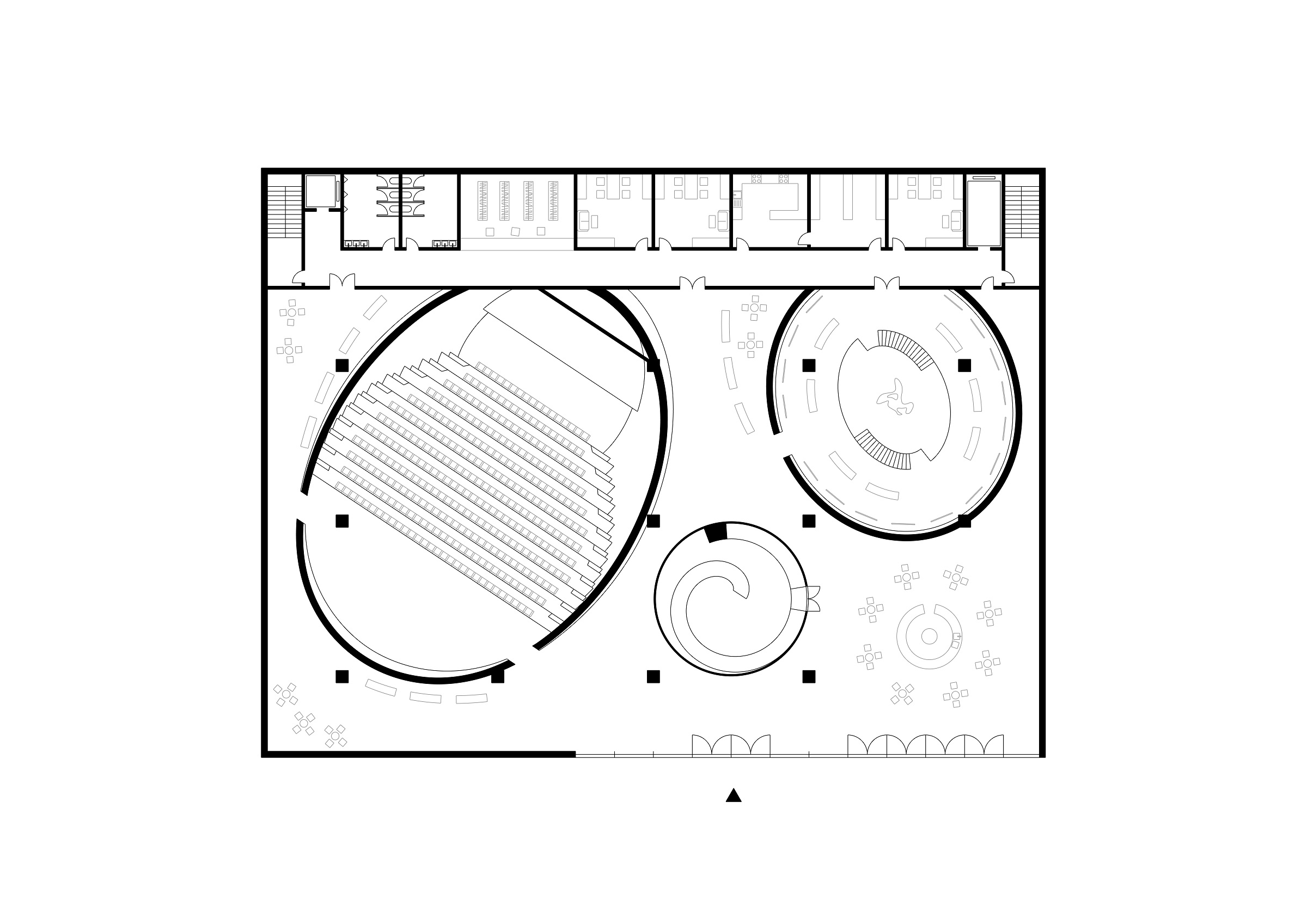 Landesarchive — ground floor plan