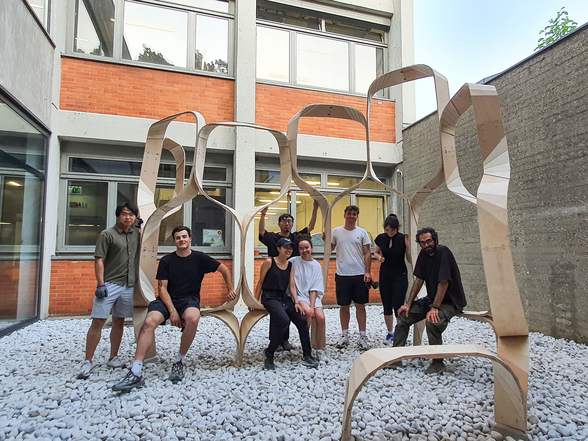 Bendscape — completed installation