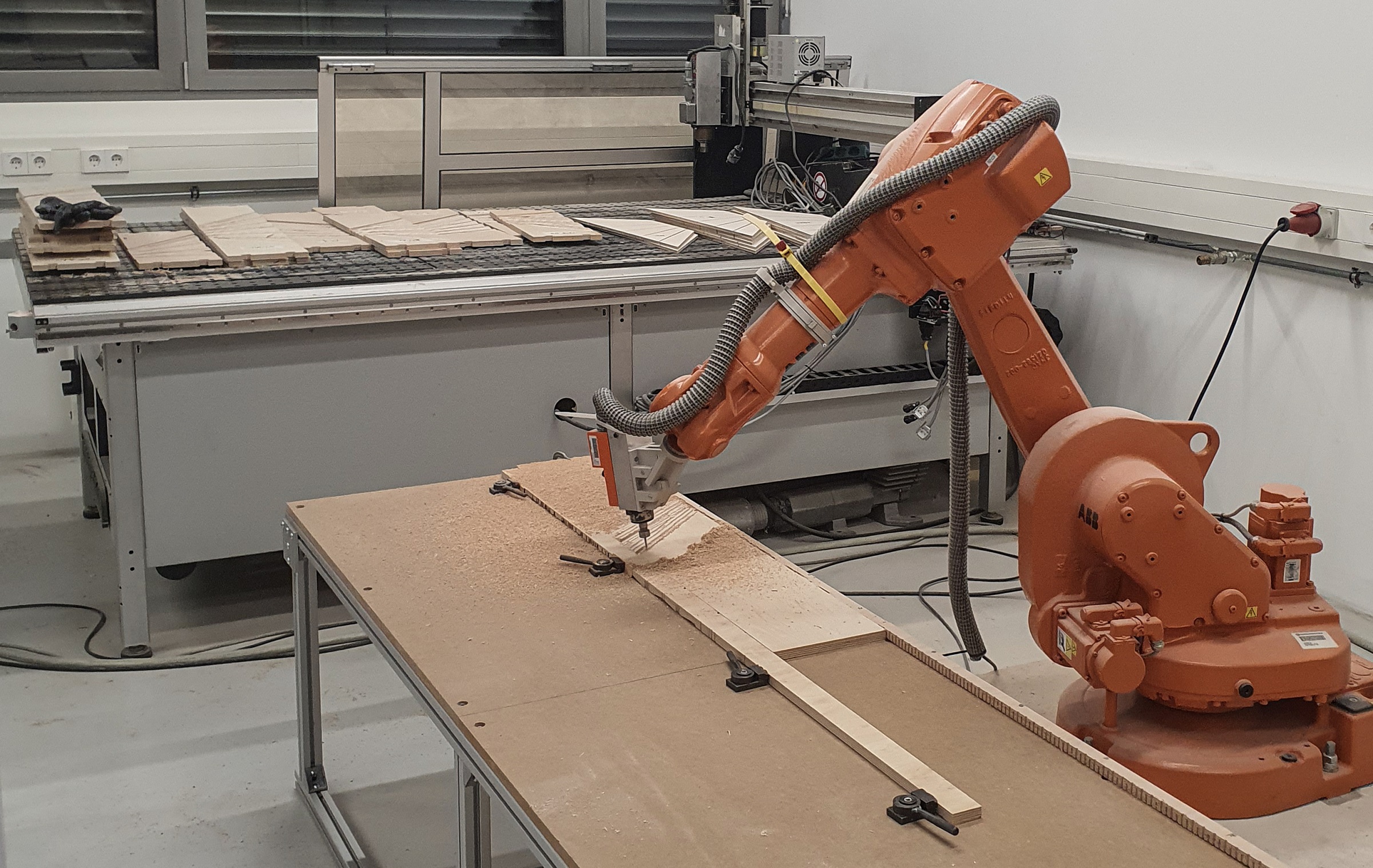 Bendscape — robotic fabrication process