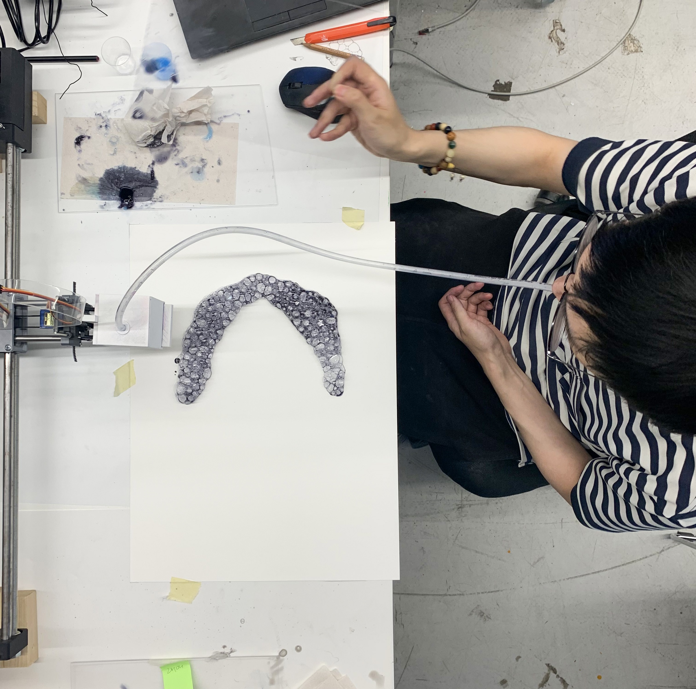 Bubble Plotter — making process 1