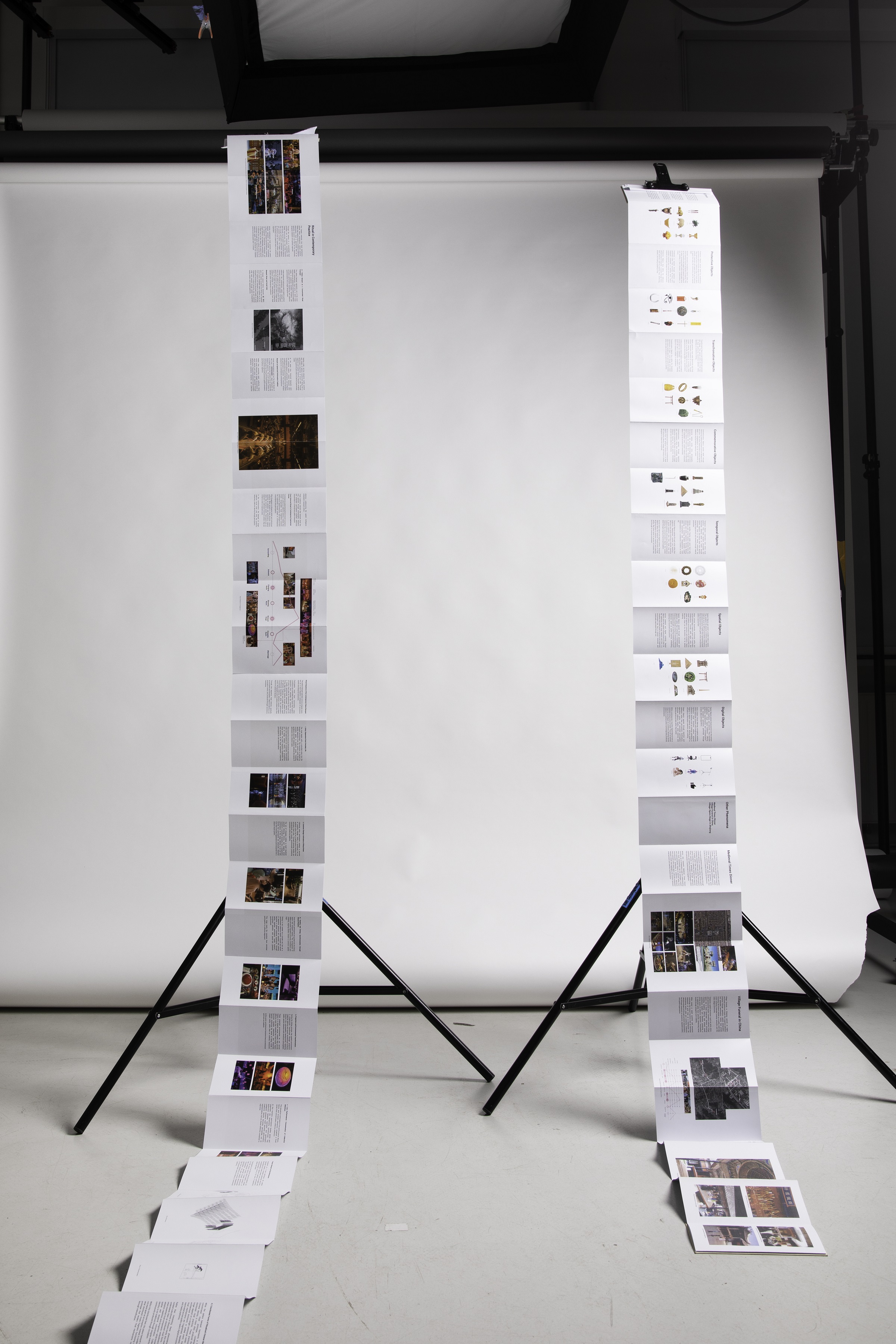 Ritual as Method — hanging display installation