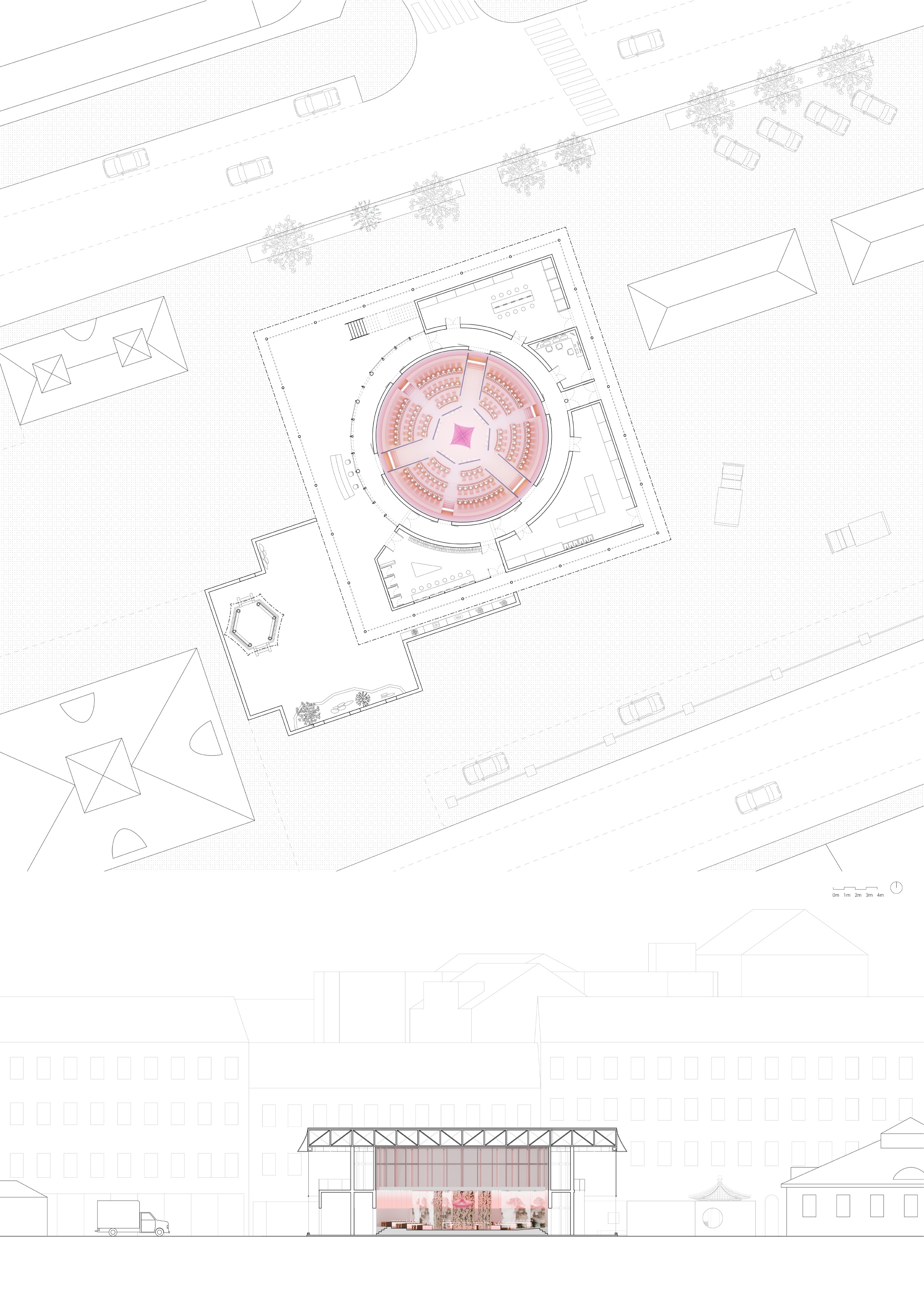 Translocal Theater — drawing 3